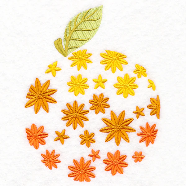Floral Fruit - Orange