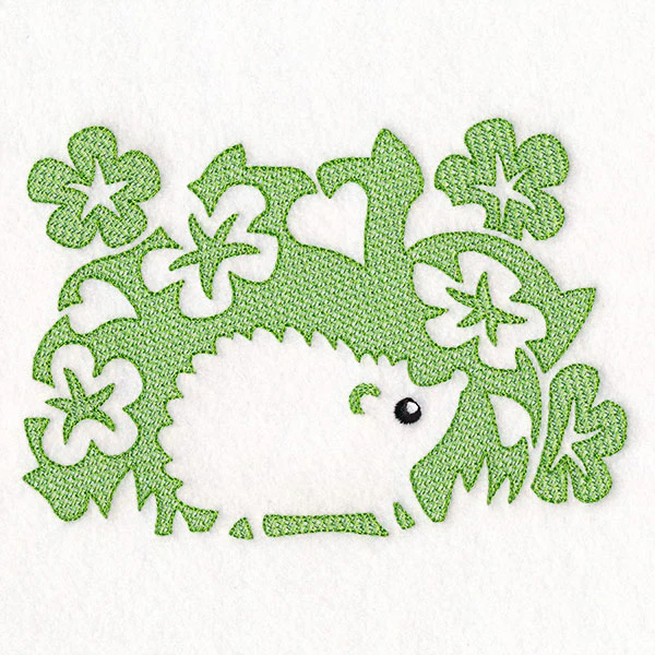 Floral Hedgehog (Embossed) - Image 7