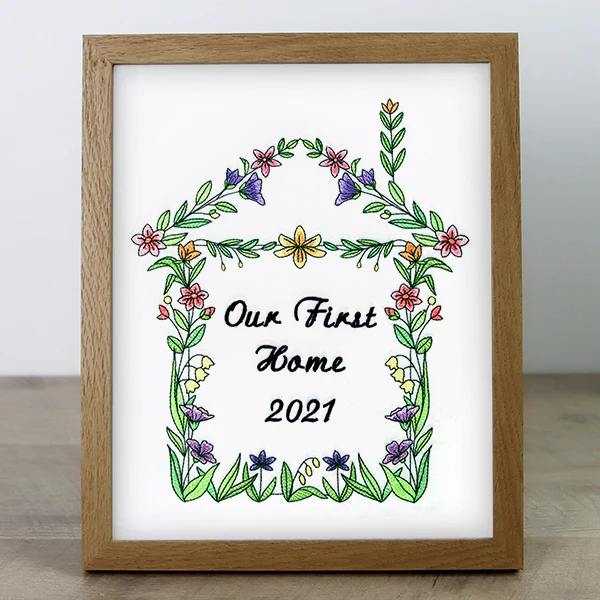 Floral House Wreath - Image 2