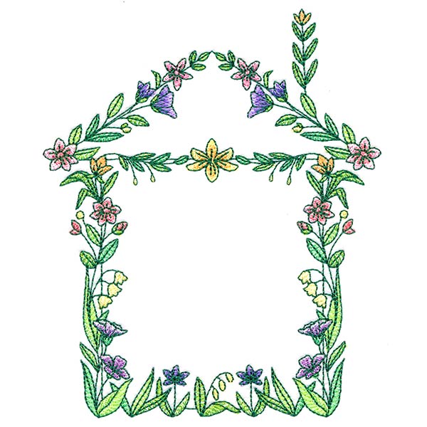 Floral House Wreath - Image 7