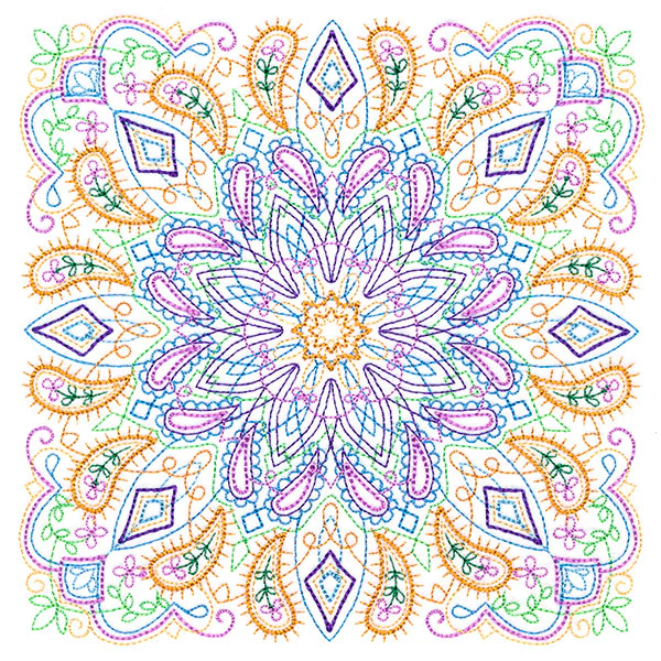 Floral Kaleidoscope 1 - Image 2