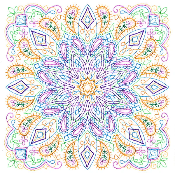 Floral Kaleidoscope 1 - Image 5