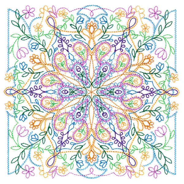Floral Kaleidoscope 4 - Image 3
