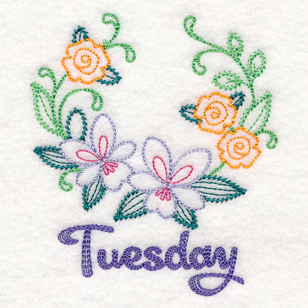 Floral Laurels - Tuesday (Vintage) - Image 2