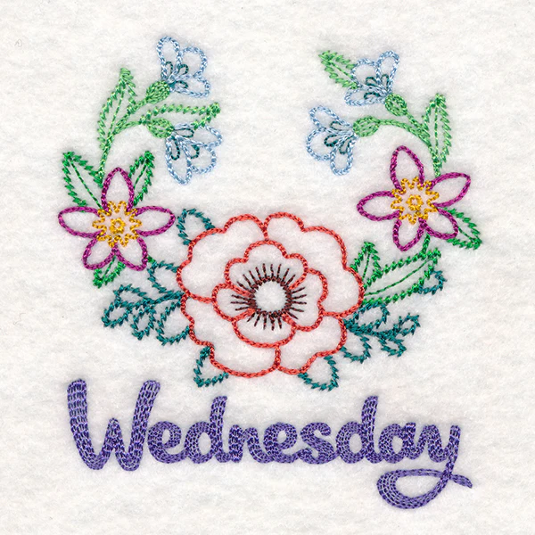 Floral Laurels - Wednesday (Vintage) - Image 2