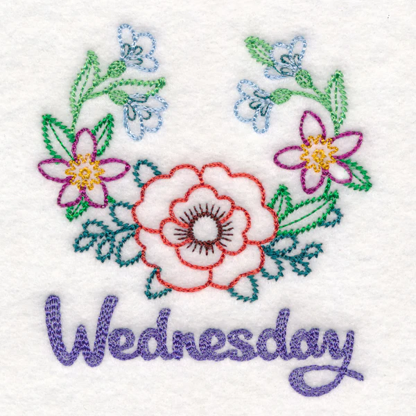 Floral Laurels - Wednesday (Vintage) - Image 3