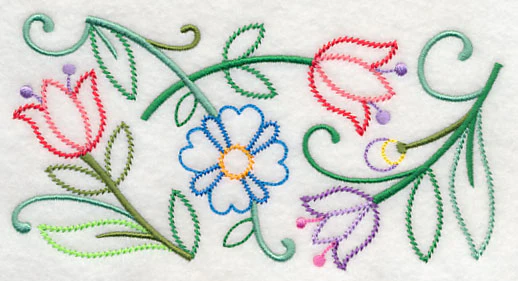 Floral Melody Border (Vintage) - Image 2