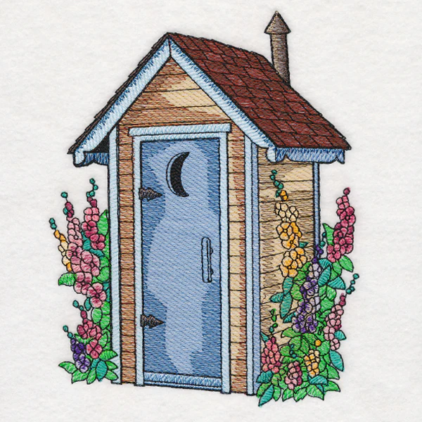 Floral Outhouse - Image 2