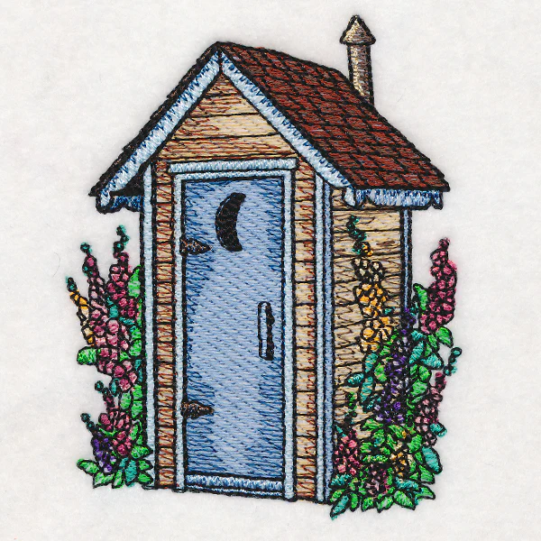 Floral Outhouse - Image 4