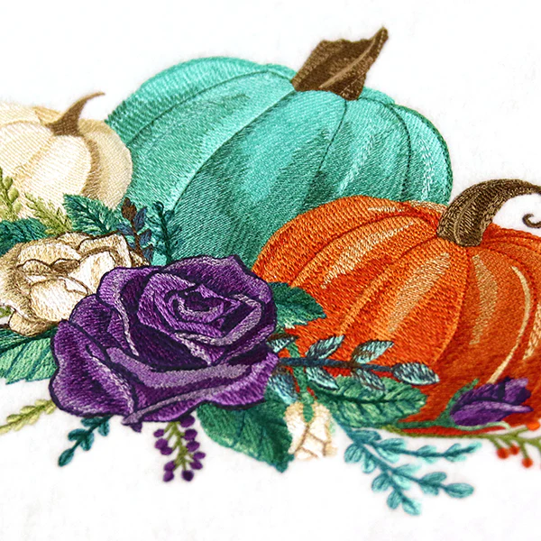Floral Pumpkin Trio in Watercolor - Image 8