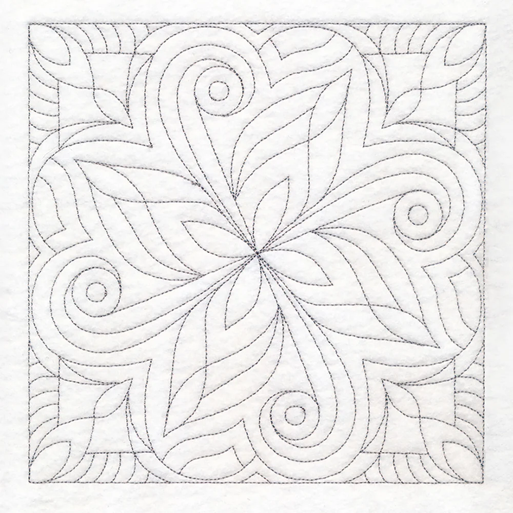 Floral Quilting Square - Image 5