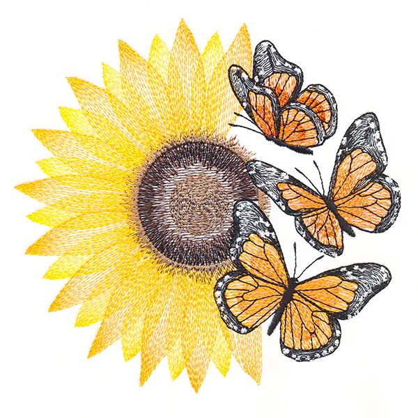 Flourish to Flutter - Sunflower & Monarch - Image 3