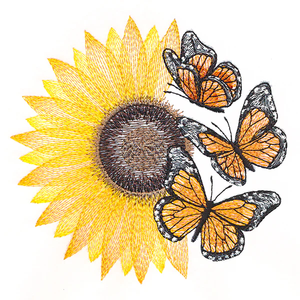 Flourish to Flutter - Sunflower & Monarch - Image 4