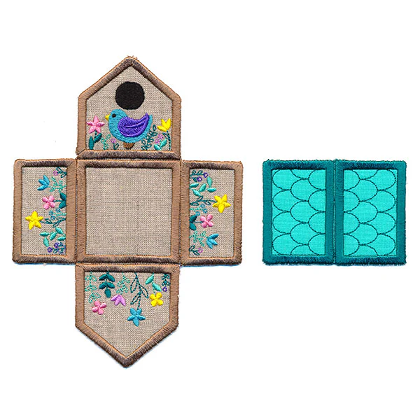 Flourishing Birdhouse Pincushion (In-the-Hoop) - Image 2