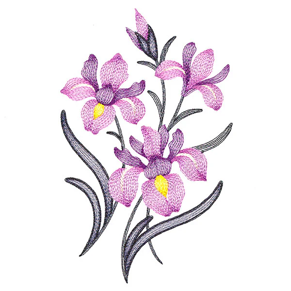 Flourishing Bouquet - Irises - Image 2