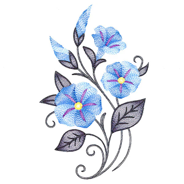 Flourishing Bouquet - Morning Glories - Image 2