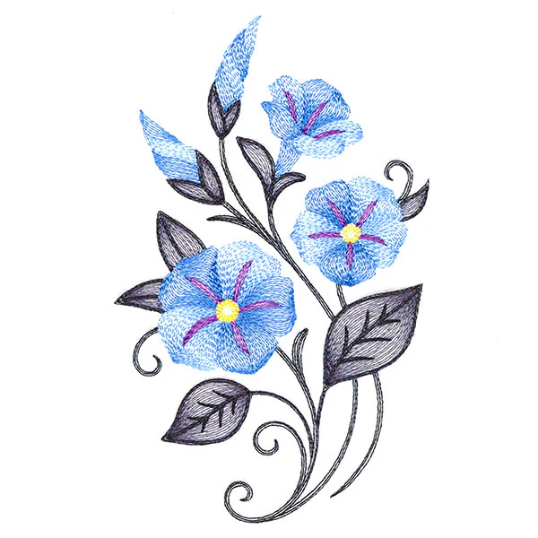 Flourishing Bouquet - Morning Glories - Image 3