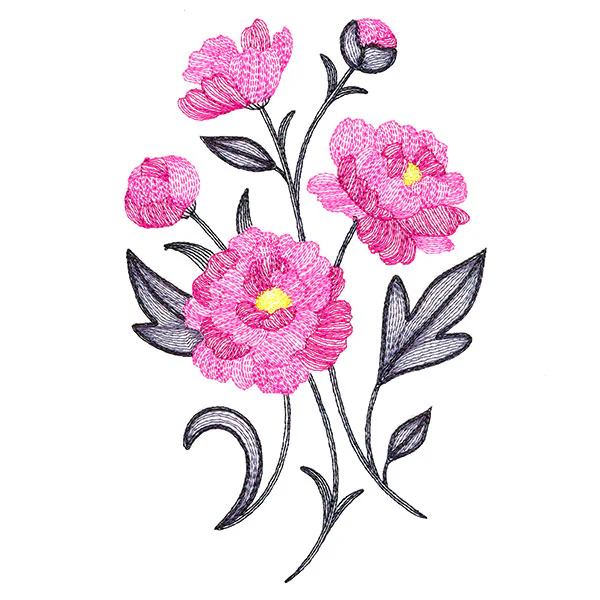 Flourishing Bouquet - Peonies - Image 3