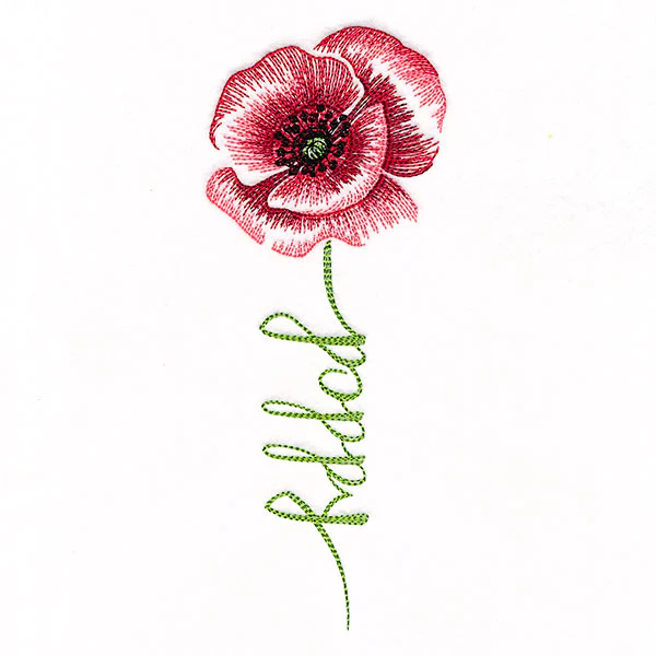 Flourishing Calligraphy - Poppy - Image 4