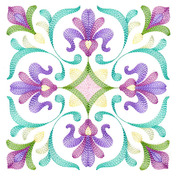 Flourishing Details Square