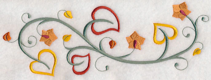 Flourishing Fall Butterfly Border - Image 2