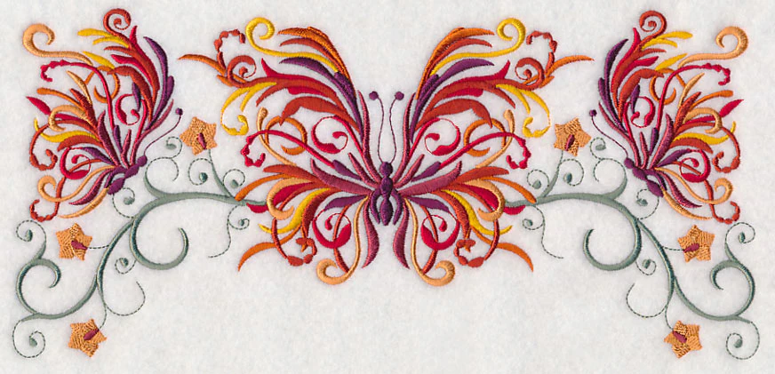 Flourishing Fall Butterfly Spray