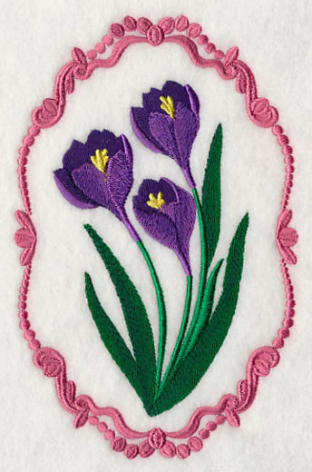 Flower Cameo - Crocuses - Image 3