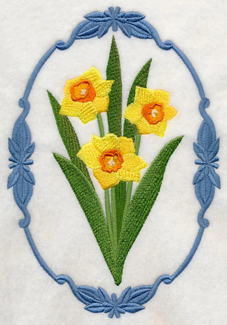 Flower Cameo - Daffodils - Image 2