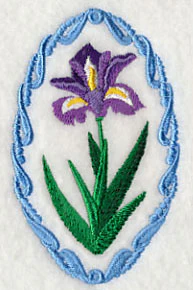 Flower Cameo - Iris - Image 4