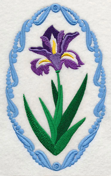 Flower Cameo - Iris - Image 5