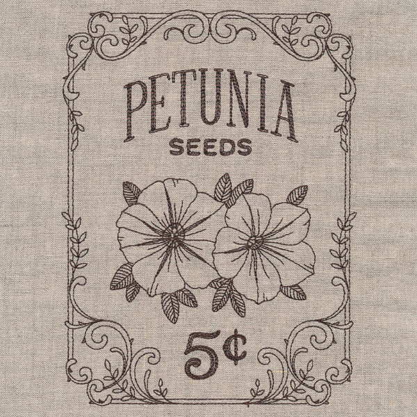 Flower Garden Seed Packet - Petunias - Image 2