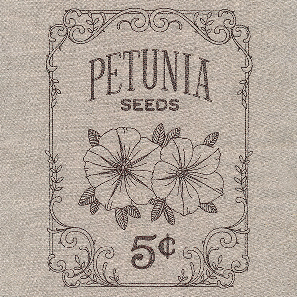 Flower Garden Seed Packet - Petunias - Image 4