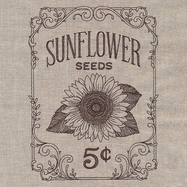 Flower Garden Seed Packet - Sunflowers - Image 2