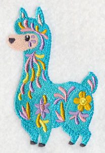 Flower Power Baby Llama - Image 3