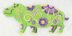 Flower Power Hippo - Image 3