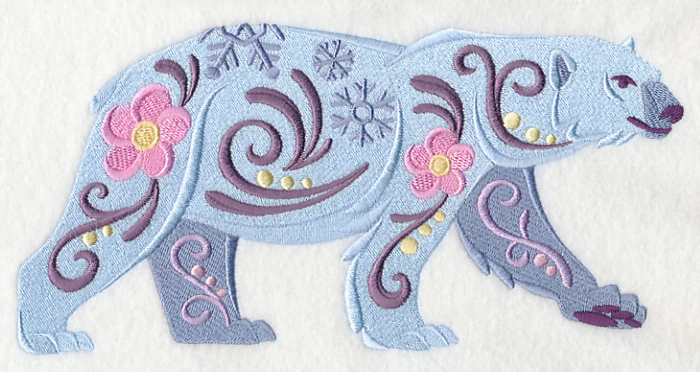 Flower Power Polar Bear - Image 4