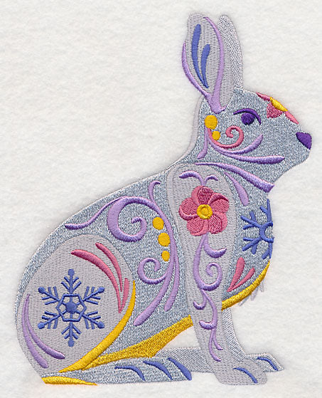Flower Power Snowshoe Hare - Image 4