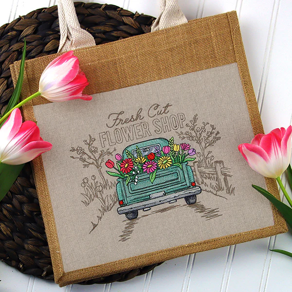 Flower Shop Retro Truck Medley - Image 2