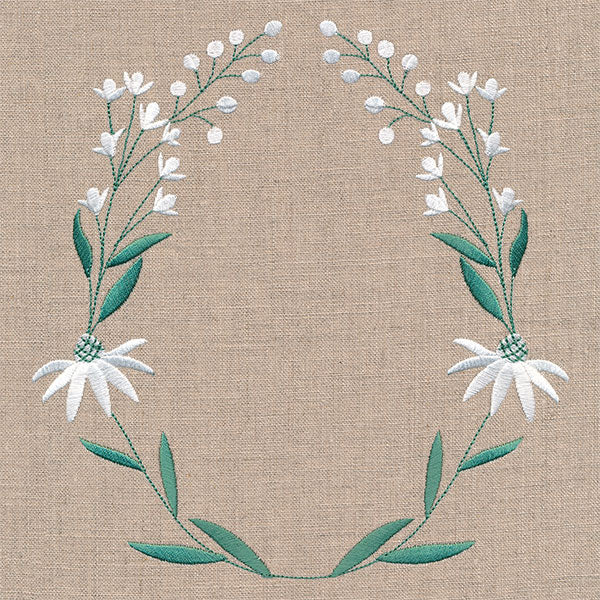 Flowers and Laurels Wreath - Image 5
