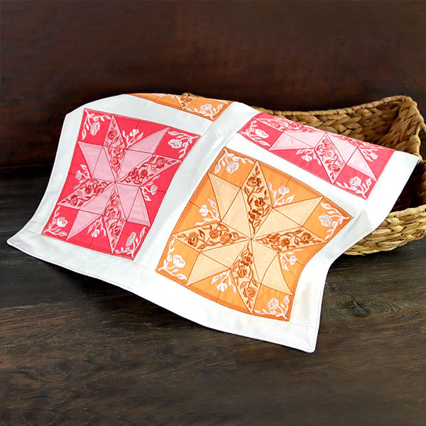 Flowers and Points Quilt Block (In-the-Hoop) - Image 9