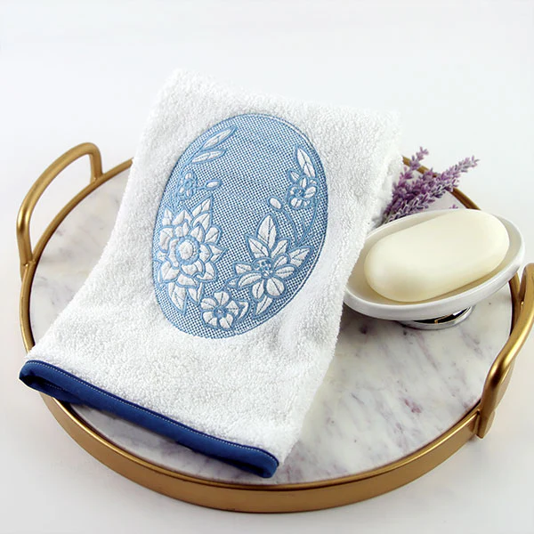 Flowers in Bloom Oval (Embossed) - Image 6