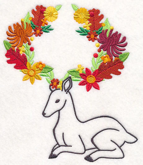 Flowery Forest Deer - Image 2