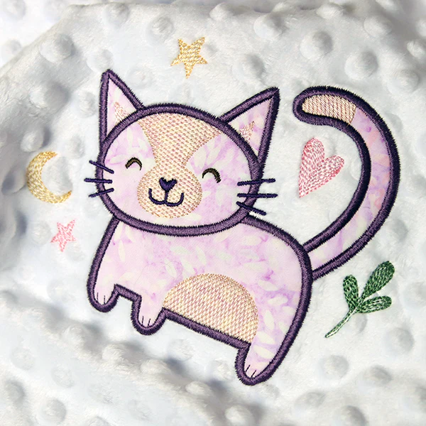 Fluffy Animal Friends - Cat (Applique) - Image 8