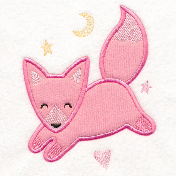 Fluffy Animal Friends - Fox (Applique) - Image 2