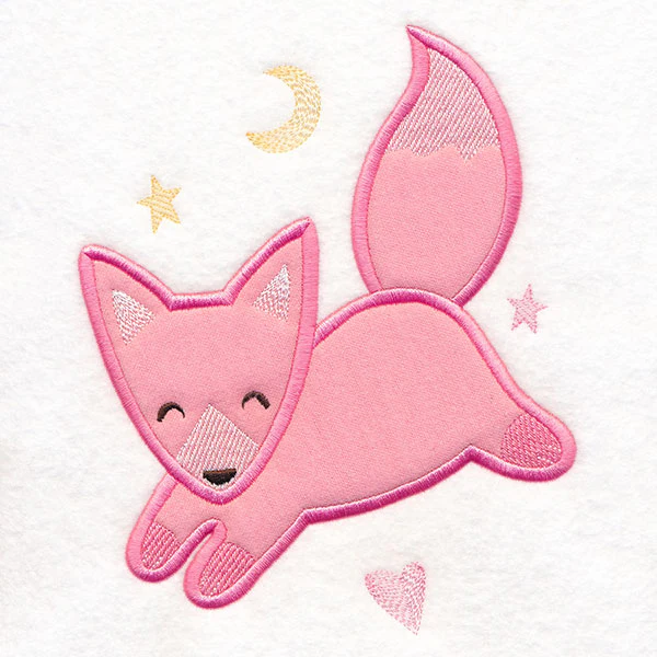 Fluffy Animal Friends - Fox (Applique) - Image 4