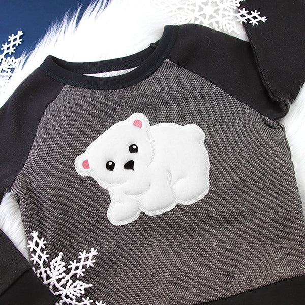 Fluffy Polar Bear (Applique) - Image 9