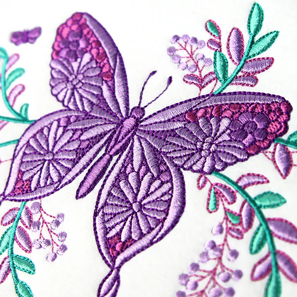 Flutter and Flowers Border - Image 8