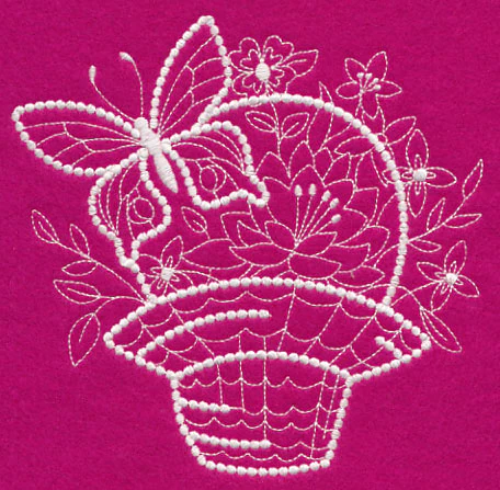 Flutterby Flourish Basket 2 (Candlewicking) - Image 3
