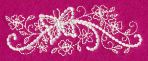 Flutterby Flourish Horizontal Spray (Candlewicking) - Image 5
