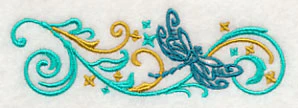Fluttering Filigree Dragonfly Border - Image 5